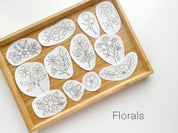 Floral Stick & Stitch Embroidery Designs/Patterns