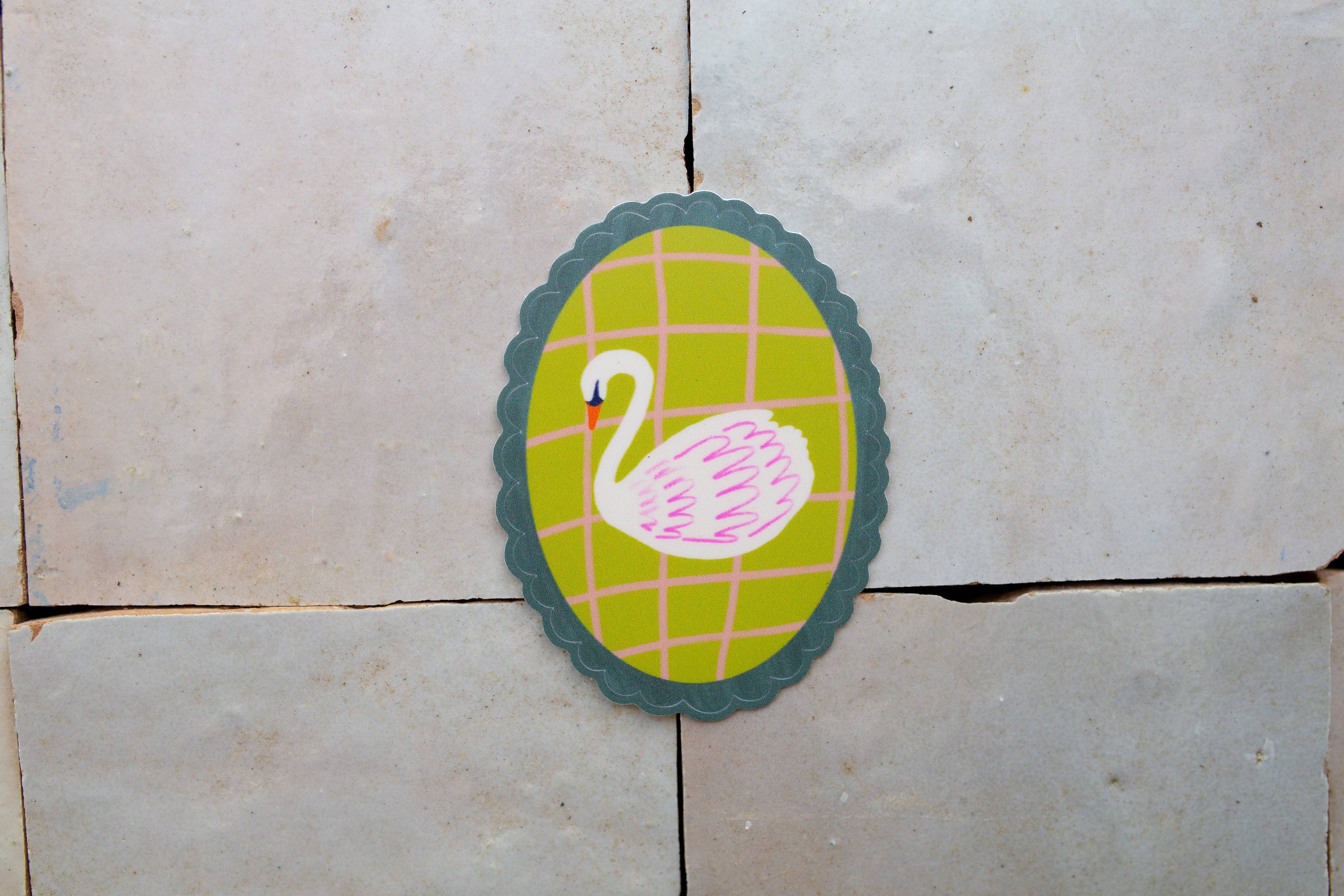 Swan Sticker