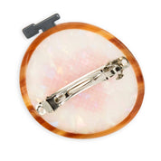 Cross Stitch Embroidery Hoop French Barrette
