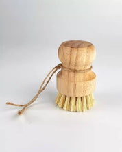 Wood Palm Pot Brush