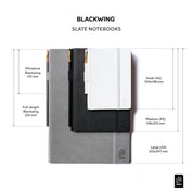 Blackwing Small Slate Notebook- Grey/Dot Grid