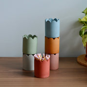 Scallop Match Pot with Match Striker