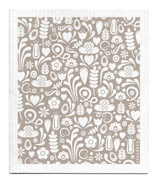 Swedish Dishcloth - Dala - Grey