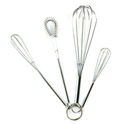 Fox Run Mini Whisks- Chrome Plated, Set of 4
