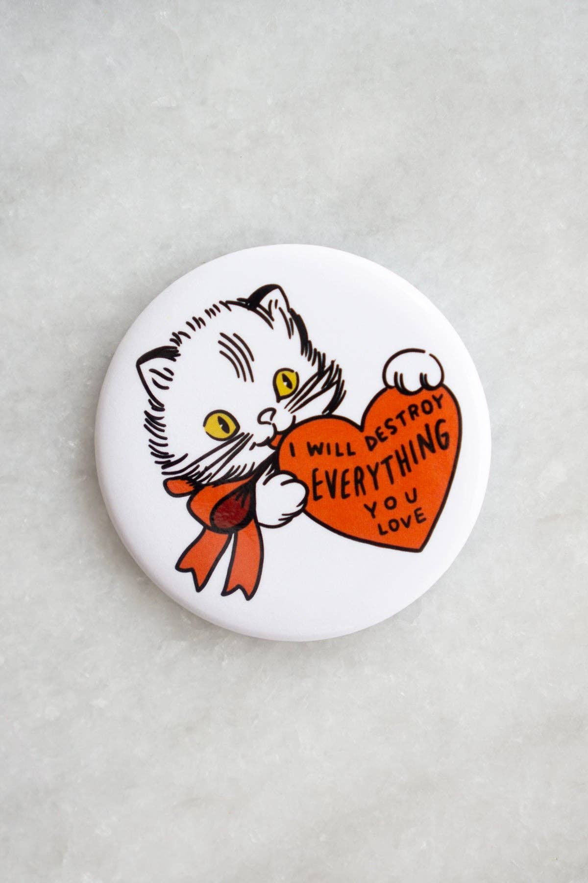 Stay Home Club Destroy (Cat) Magnet