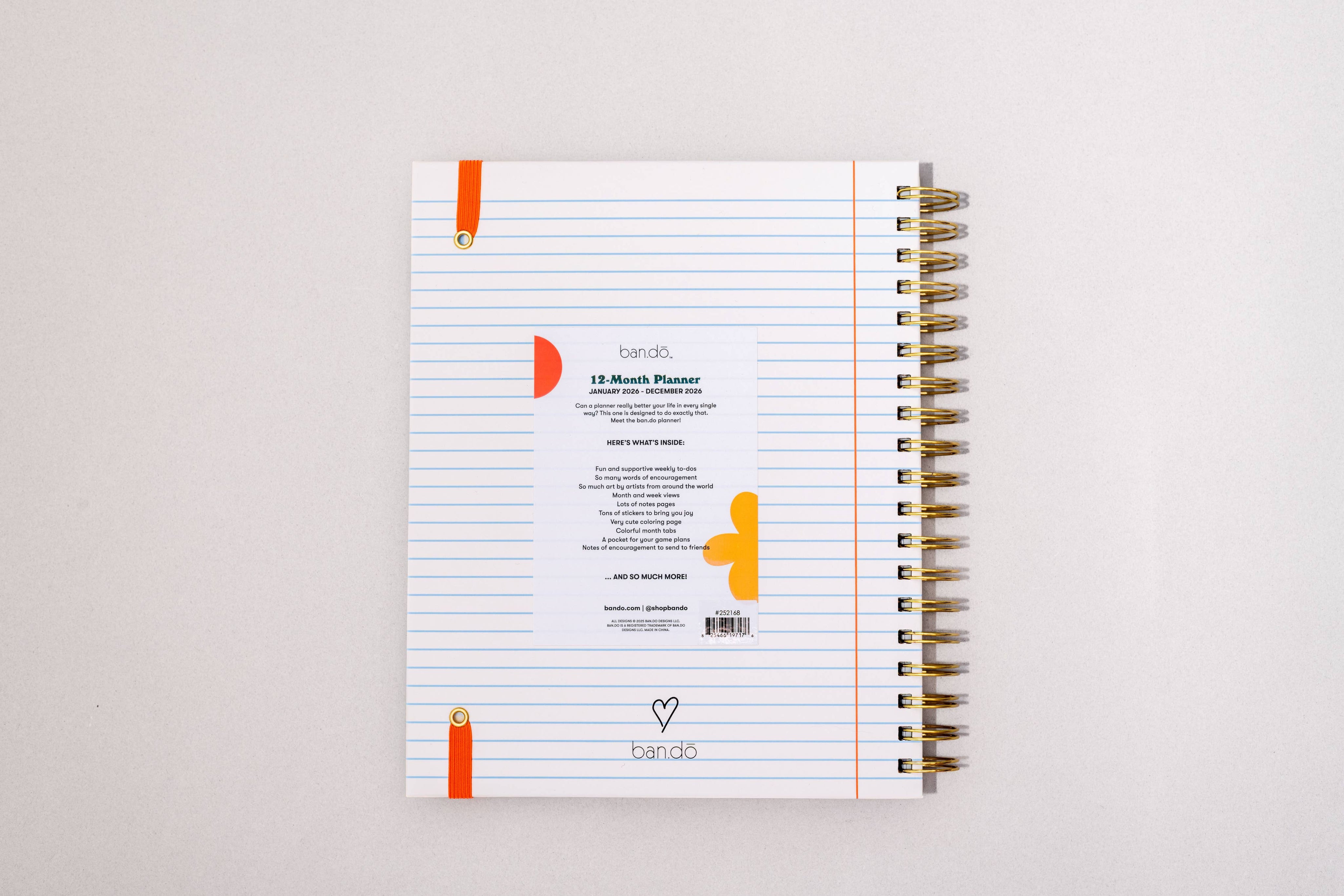 Ban.do 12 Month Large Planner, Ready for Anything