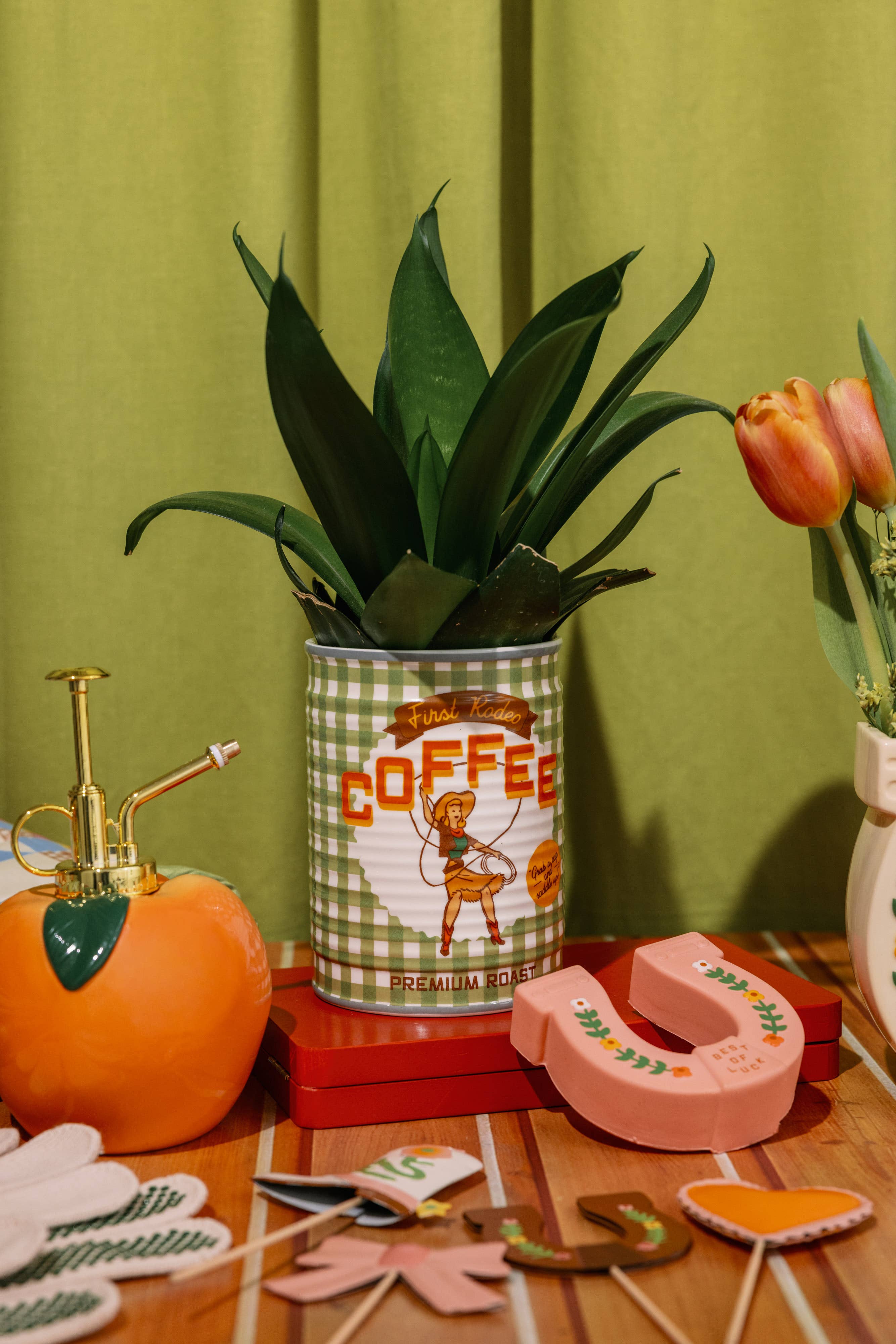 Coffee Can Ceramic Planter