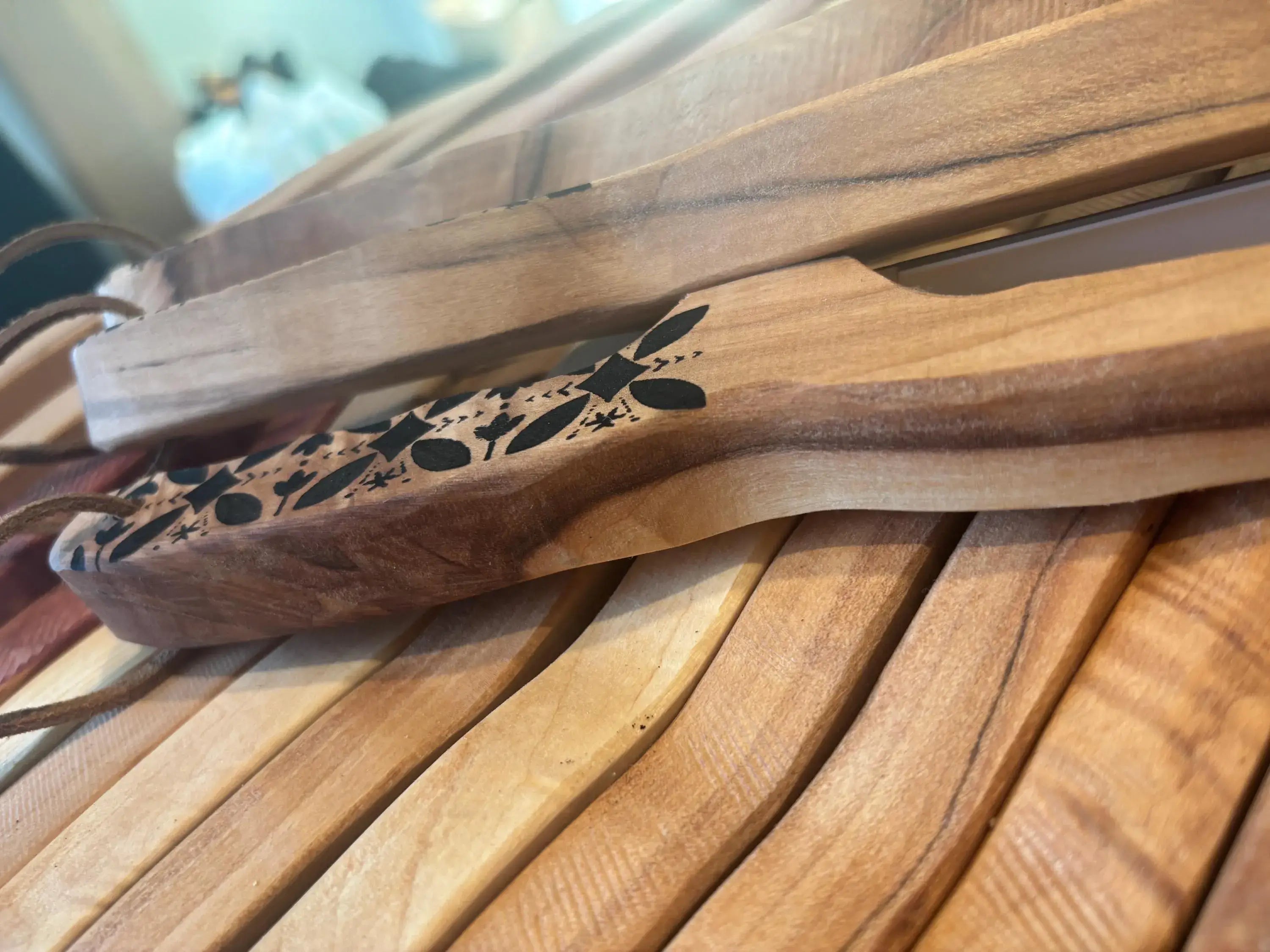 Handmade Wood Bread Knife for Sourdough and Artisan Breads