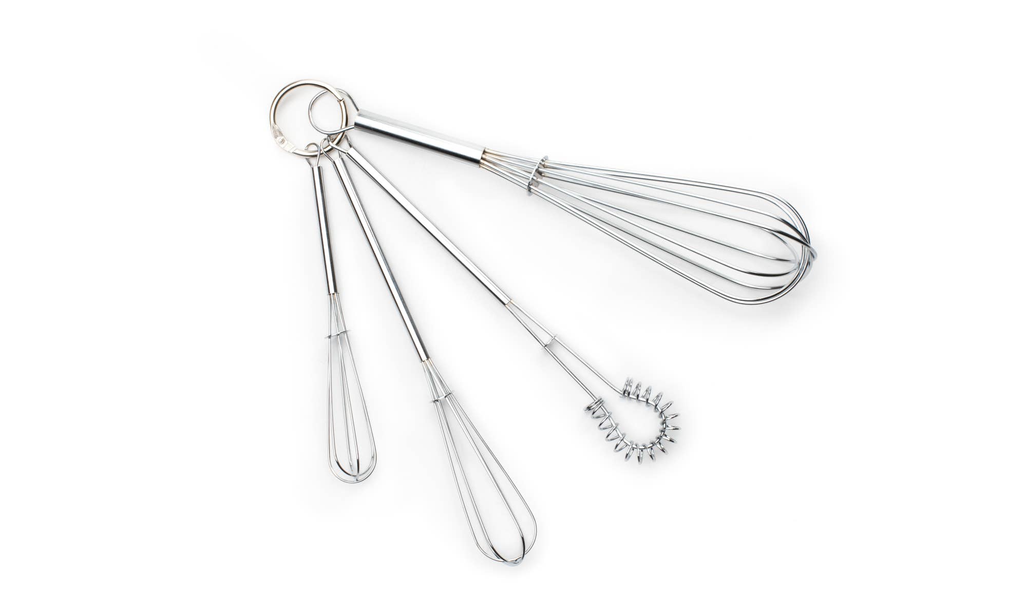 Fox Run Mini Whisks- Chrome Plated, Set of 4