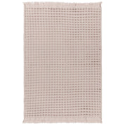 Stone Organic Cotton Waffle Hand Towel