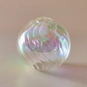 Iridescent Ball Vases