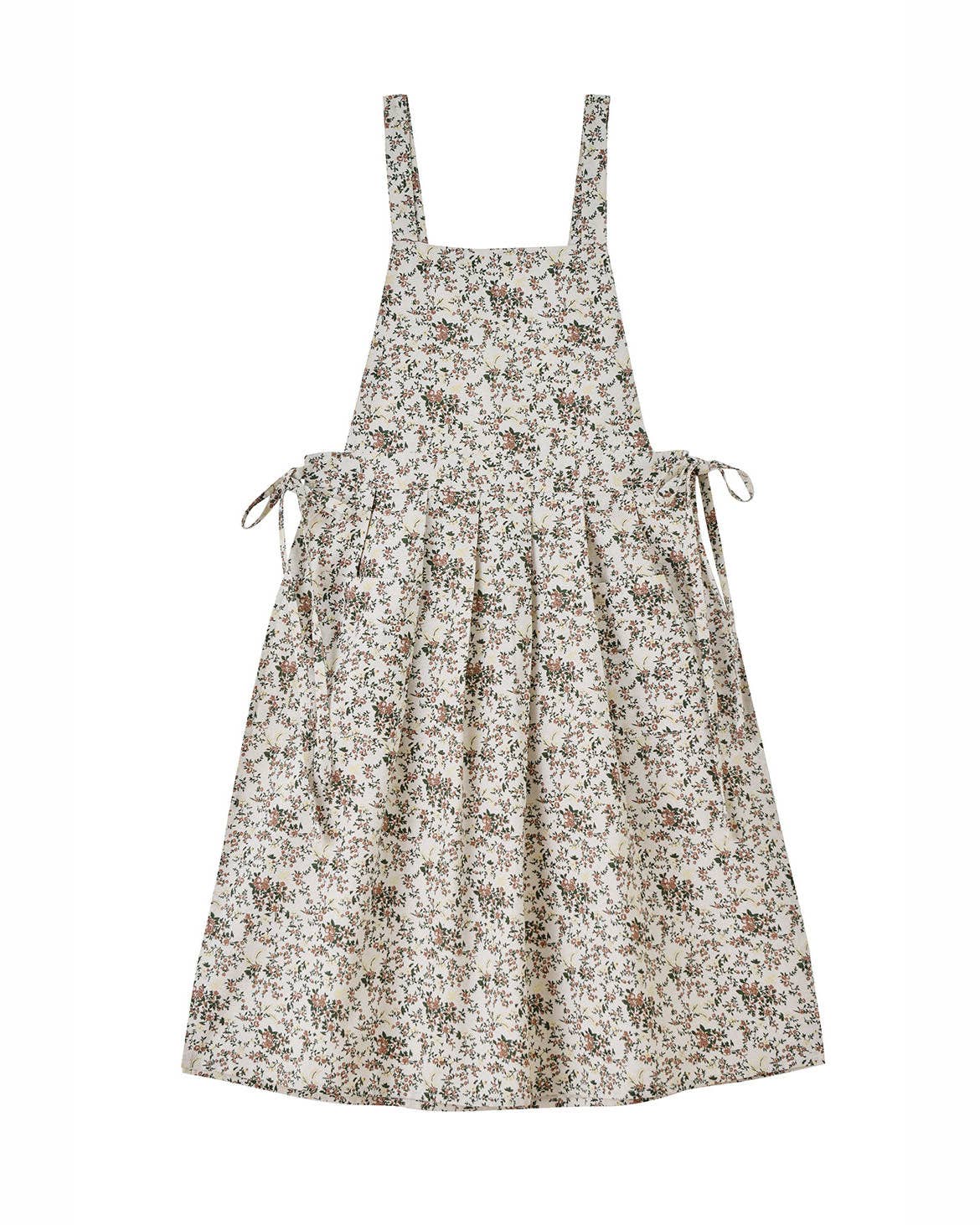 Cotton Flower Apron- Coffee