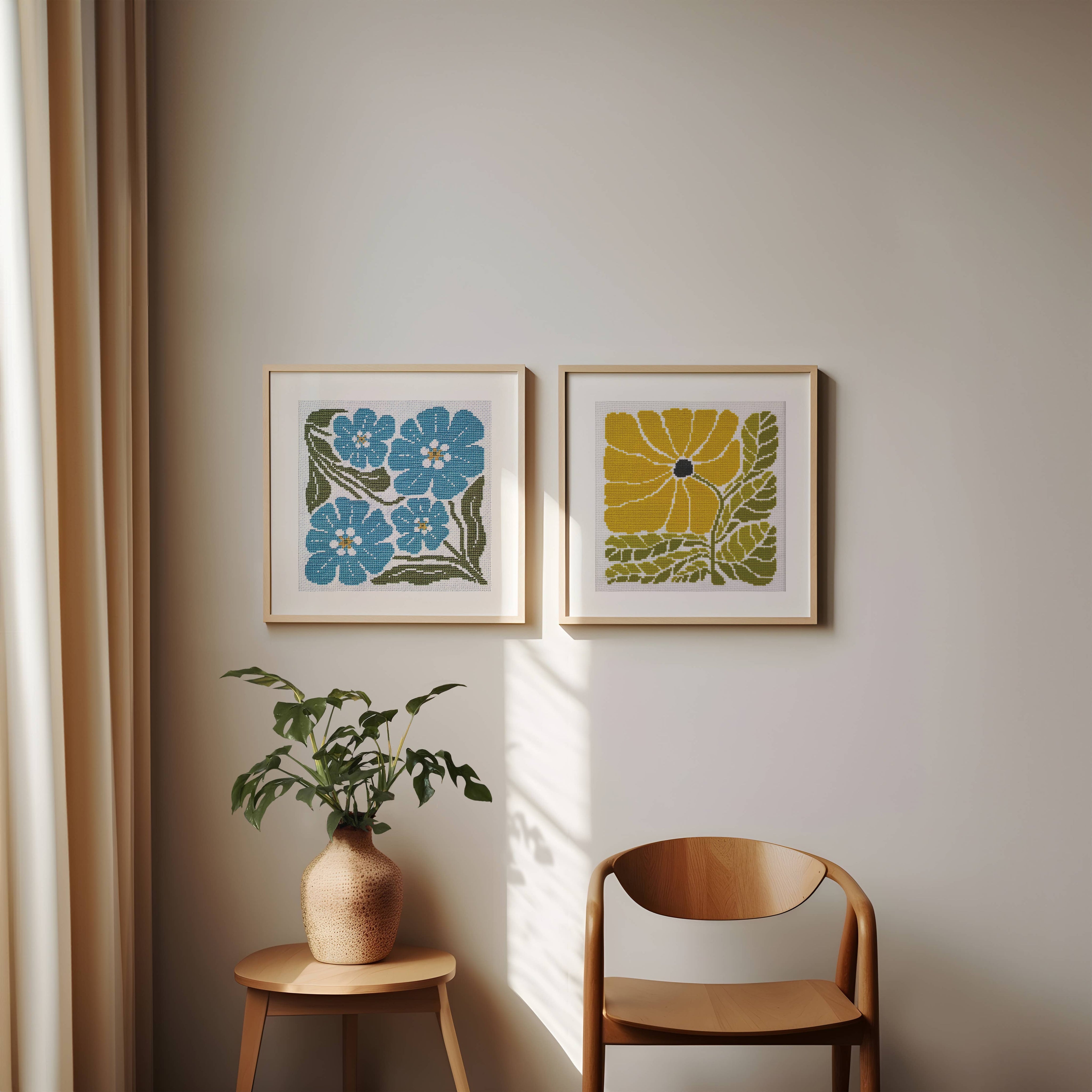 Forget Me Not Beginner Cross Stitch Kit
