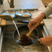 Fox Run Natural Dish Brush, Bassine, 8.5"