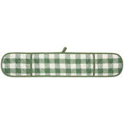 Elm Green Check Double Oven Mitt