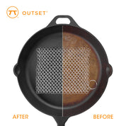 Outset Chain Mail Cast Iron Cleaner and Scrubber, 8” x 6”