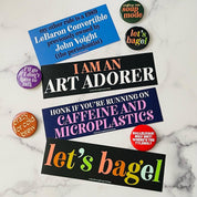 I’ll go if I don’t have to talk funny Pinback button pin