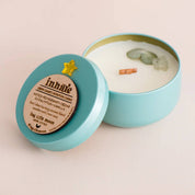 INHALE Candle: Peppermint + Eucalyptus- Aromatherapy