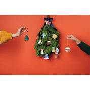 Mushroom Gems Mache Christmas Tree Ornaments - Assorted