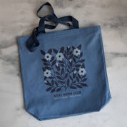 Blooms 1858 Big Zip Tote (Blue)