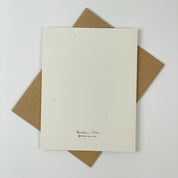 Thank You Folk Delft Art Greeting Card