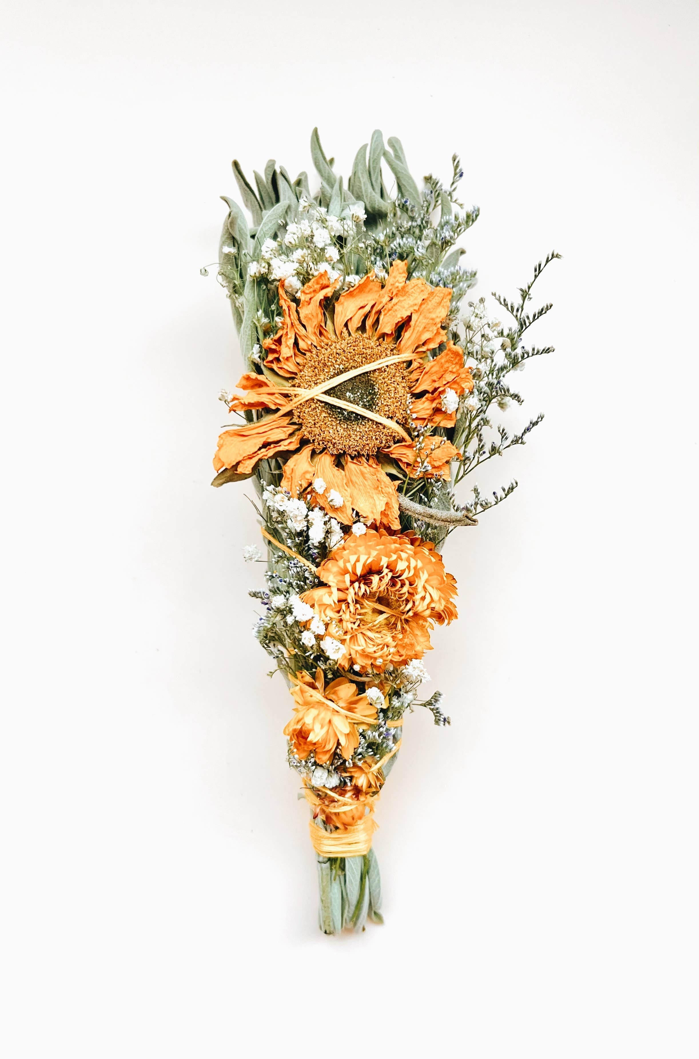 SUNSHINE PRAIRIE Floral Sage Smudge Bundle - Smoke Cleanser