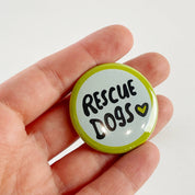 Rescue Dogs Love Button