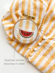 Summer Stick & Stitch Embroidery Patterns/Patches