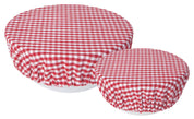 Gingham Bowl Covers Set of 2