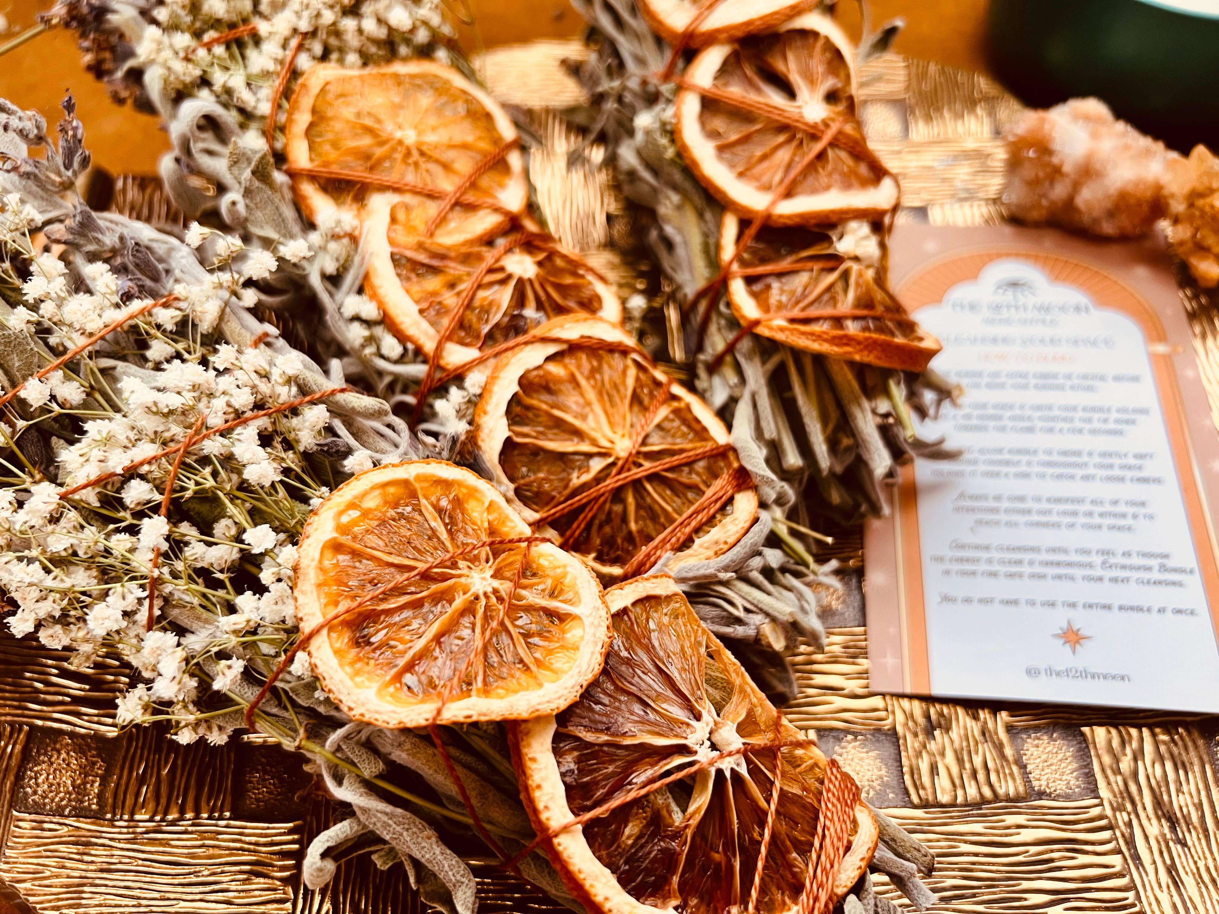 The 12th Moon CITRUS HARVEST Sage Bundle