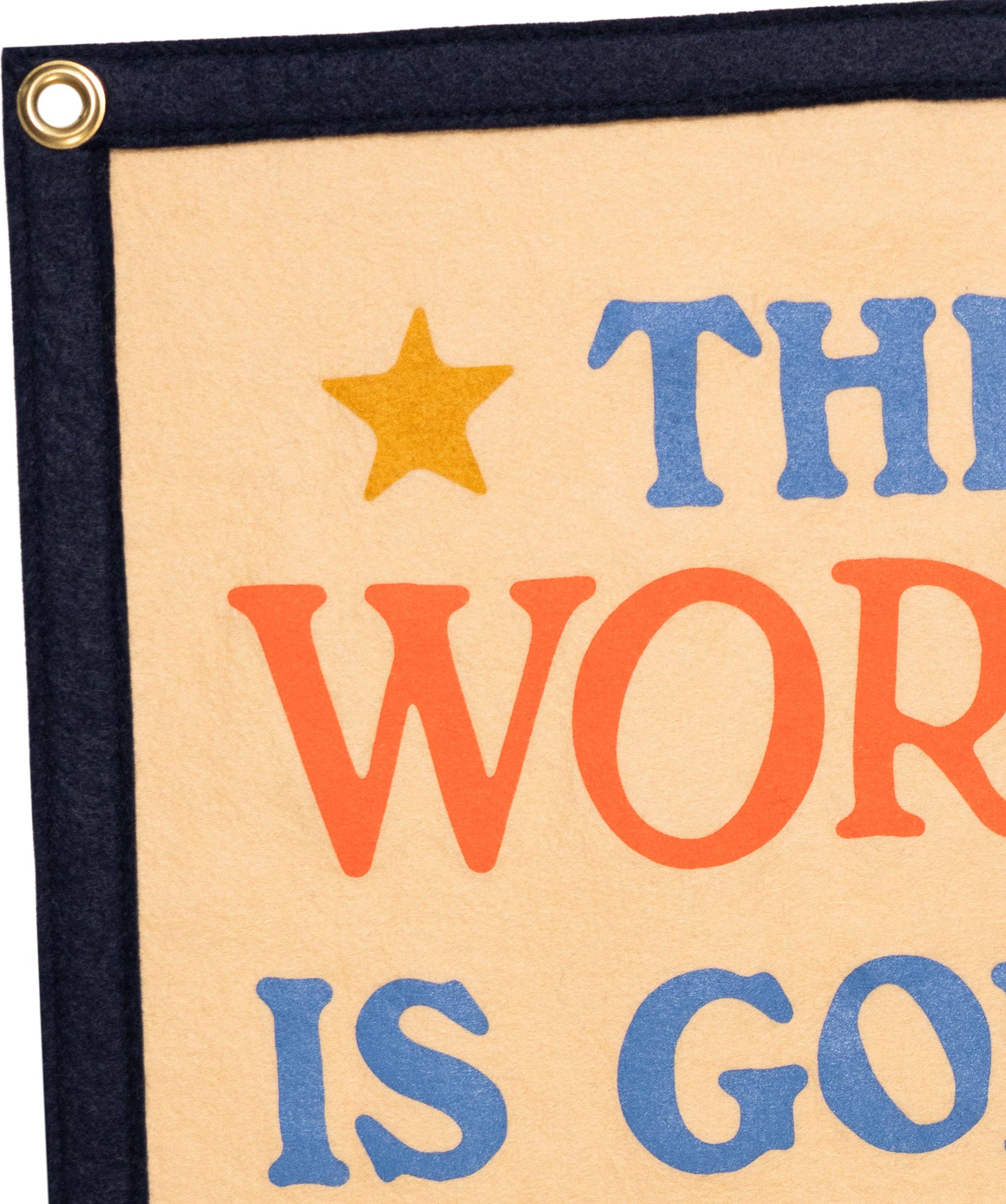 The World Is Gonna Know Your Name Camp Flag • Hamilton x Oxford Pennant