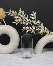 Everlasting Candles Wylie Clear Vase