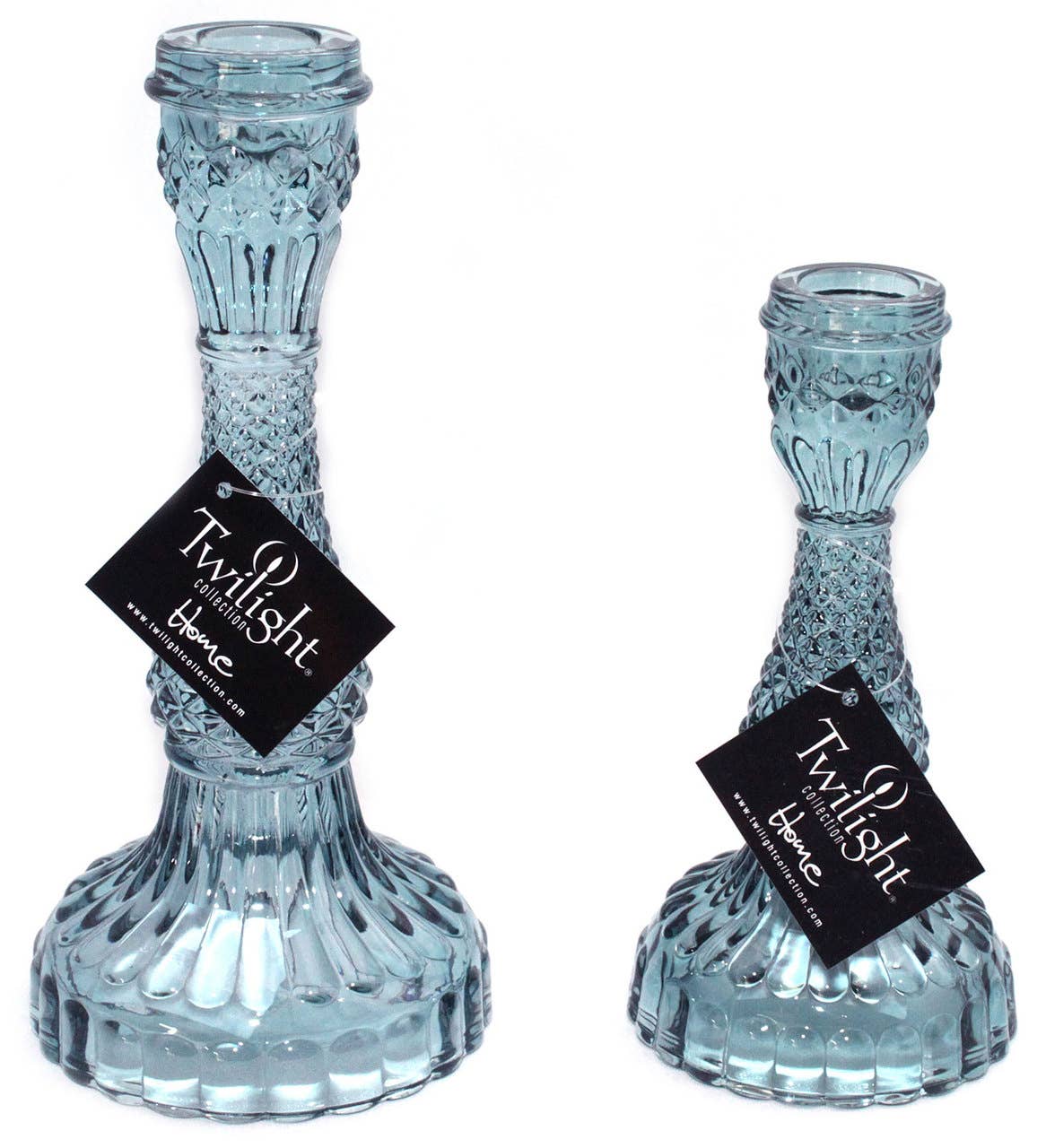 Bella Candle Holders – Sky