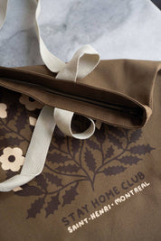 Blooms 1858 Big Zip Tote (Biscuit)