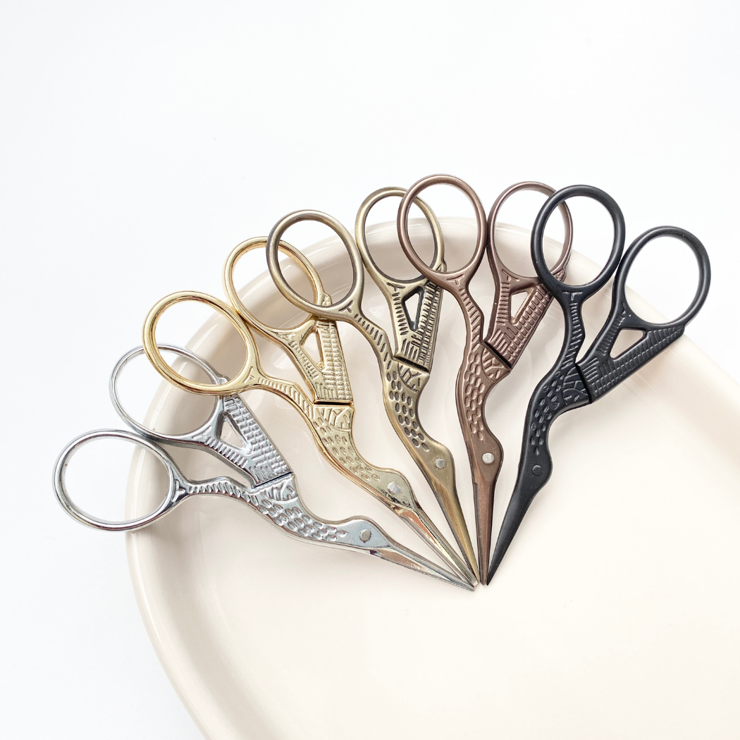 Stork Embroidery Scissors
