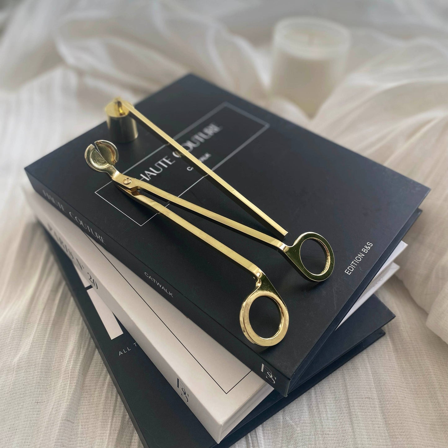 Gold Candle Snuffer 