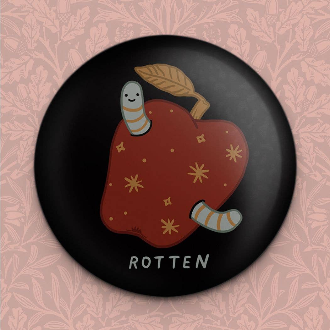 Stay Home Club Rotten Apple Magnet