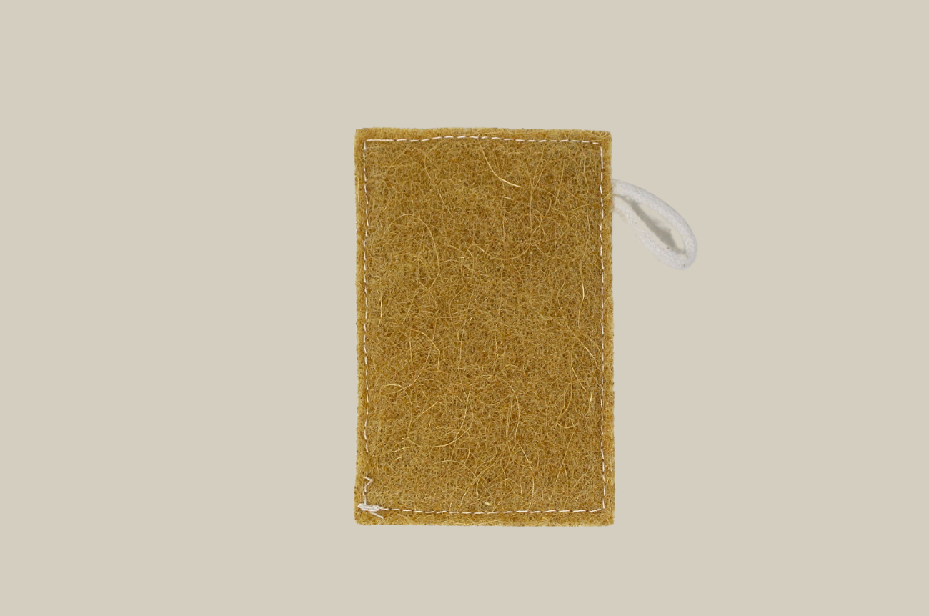 Cellulose Sponge with Sisal Scrubber – Plastic-Free Kitchen 