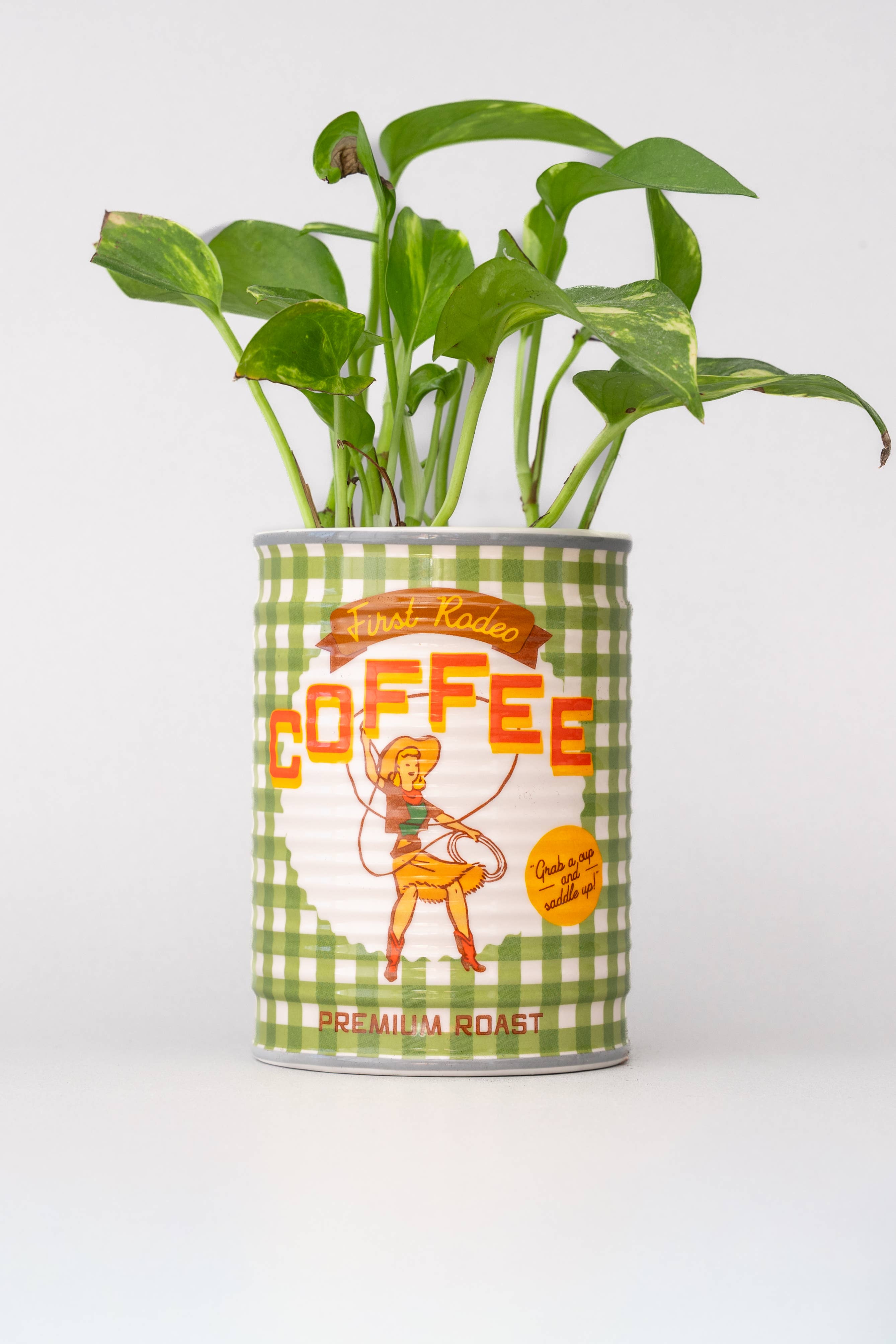 Coffee Can Ceramic Planter