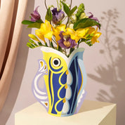 Fish - Mini Paper Vase | Lilac | Octaevo Home Decor