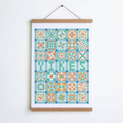 Patchwork Quilt Print- Yikes