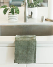 Stone Washed Linen Tea Towel | 18" x 26"