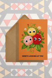 Stay Home Club Here's Looking at You Card
