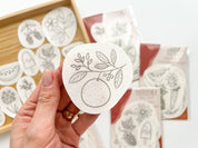 Summer Stick & Stitch Embroidery Patterns/Patches