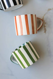 Simple Striped Mugs