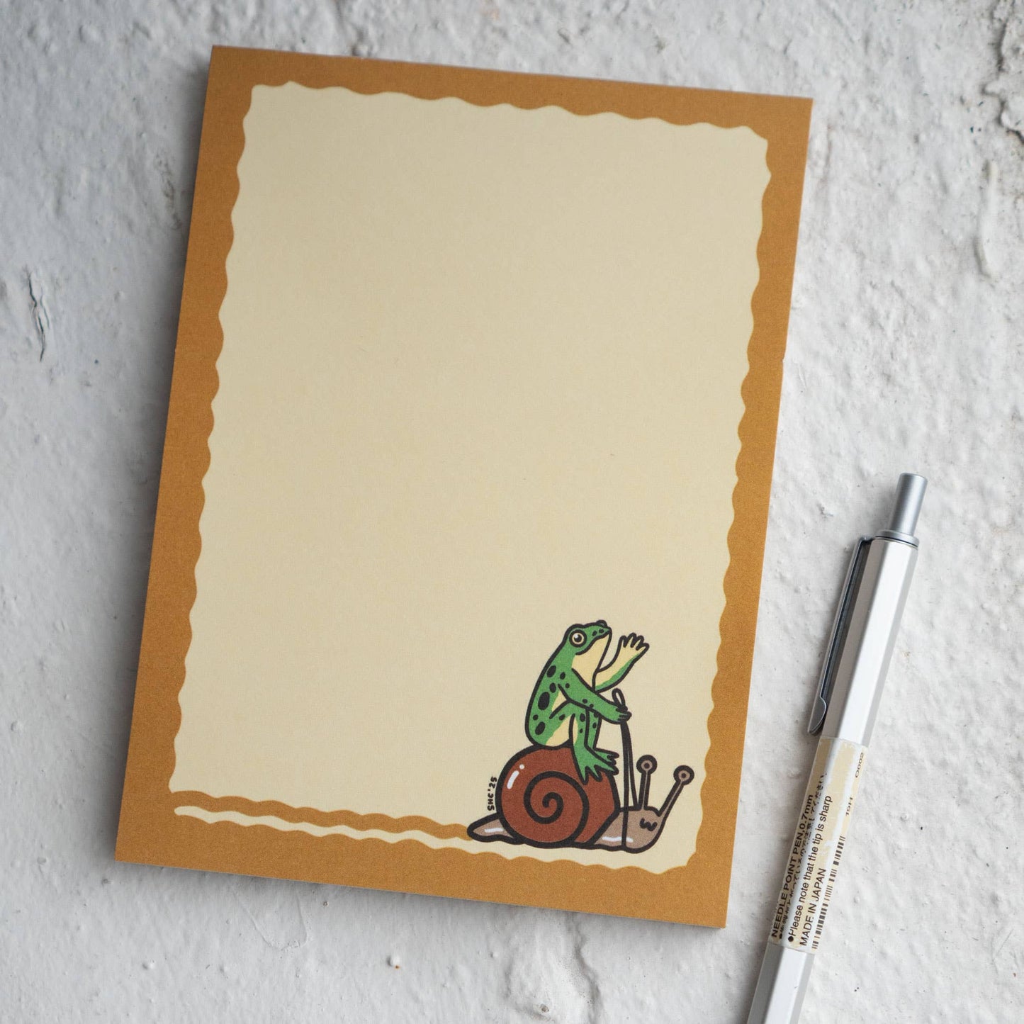 Snail Ride Notepad