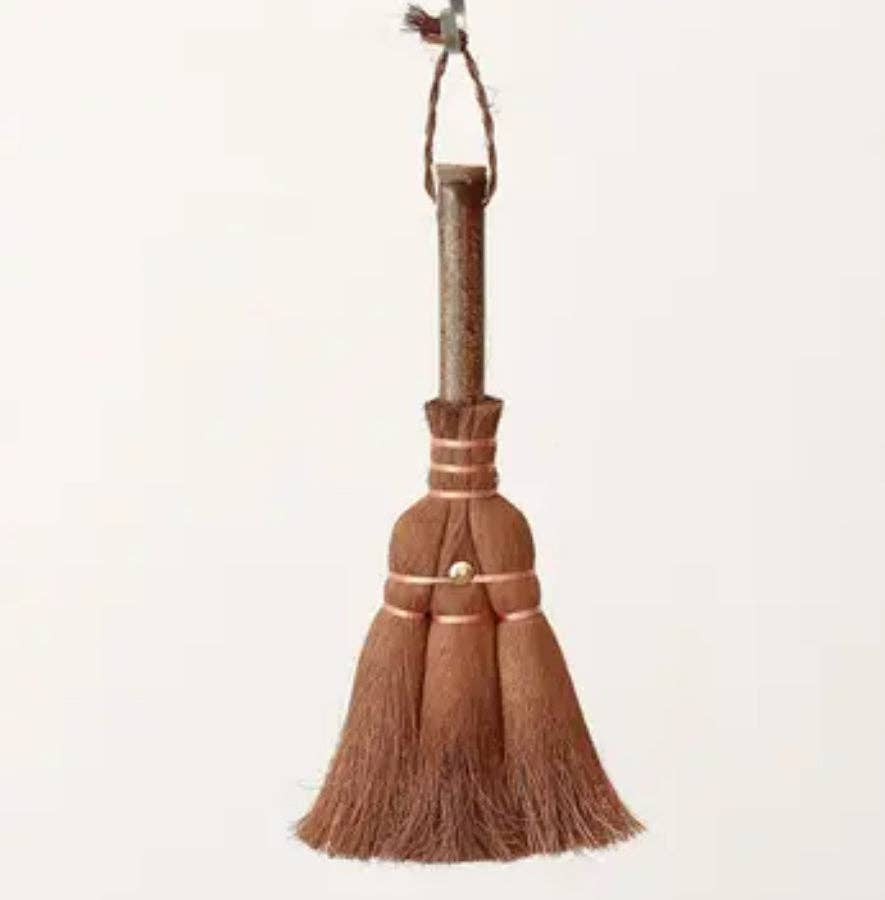 Small Table Palm Broom with Handle