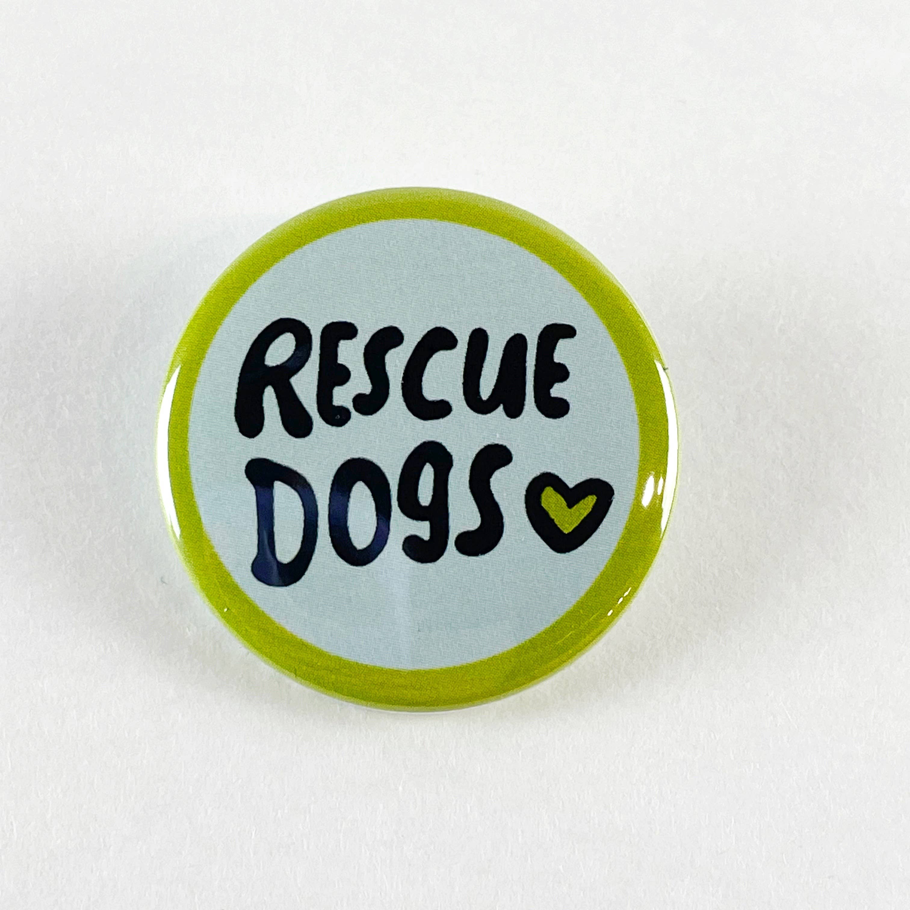 Rescue Dogs Love Button