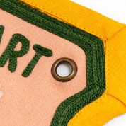 Wild At Heart Embroidered Canvas Banner