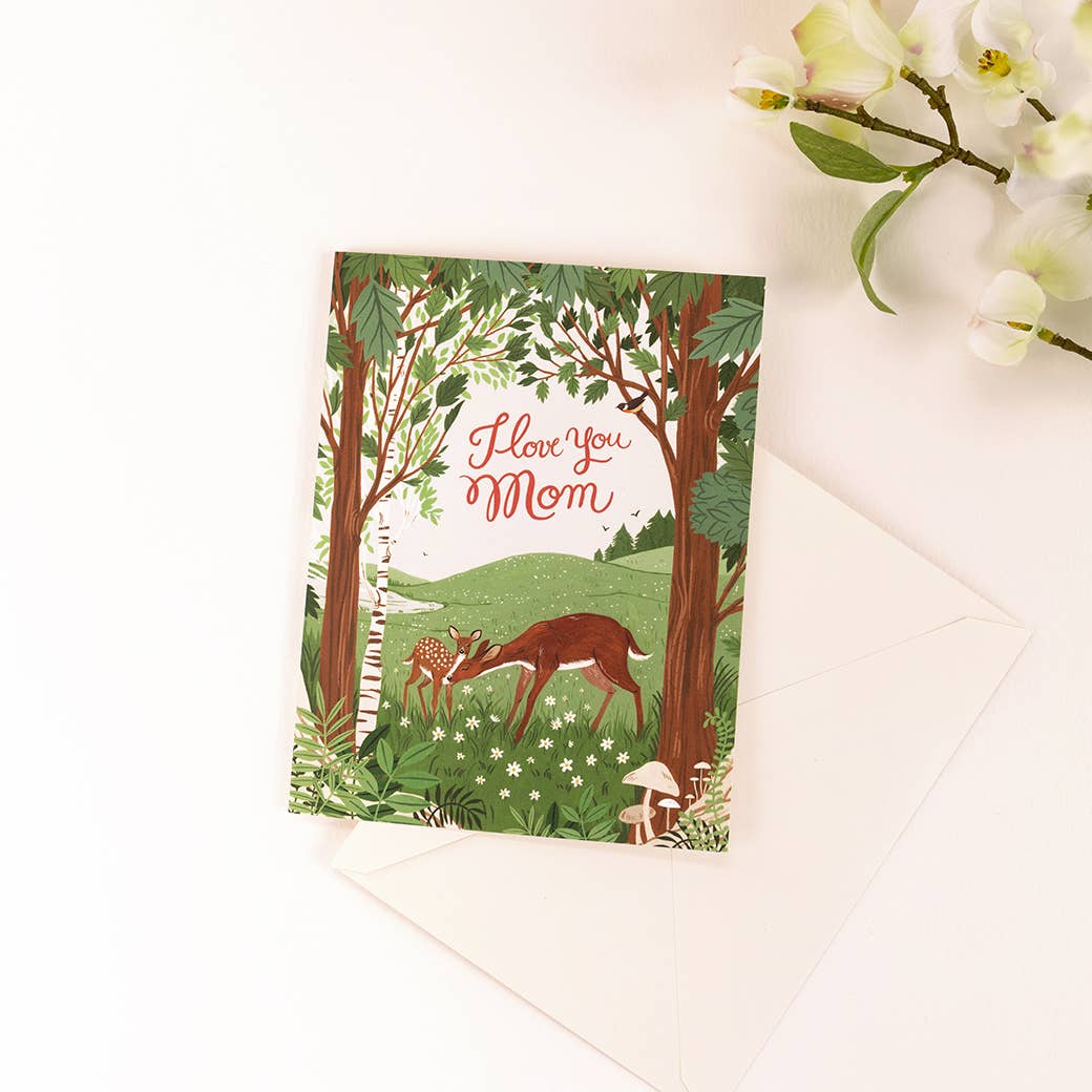 I LOVE YOU MOM | greeting card